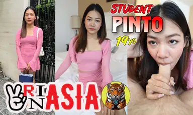 Studentessa Thai Super Cut Scopa Forte al Primo Appuntamento