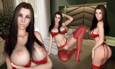Splendida modella in lingerie mozzafiato