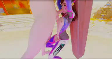 Overwatch D Va scopata in bocca