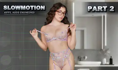 Slowmotion Leana Lovings in Your Room Part 2