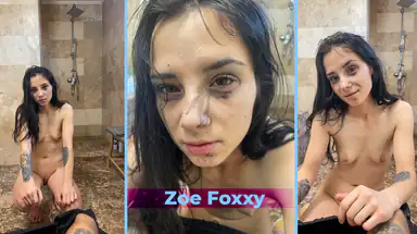 Zoe Foxxy Extreme Hardcore Blowjob with Facial at the End