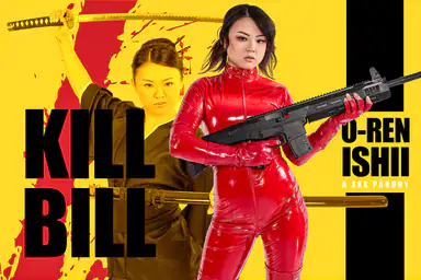 Scopa O-Ren Ishii, parodia cosplay XXX di Kill Bill
