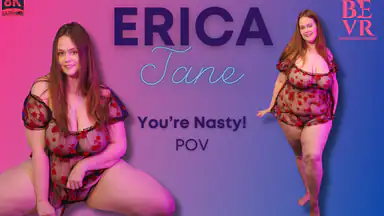 La BBW Tettona Erica Jane Cavalca