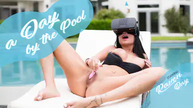 A Day by the Pool Hottie Pink Vibrator VR