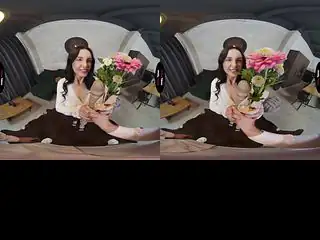 Flowers And A Dildo Push Vitoria VonTeese To Take Stepson's cock in ass — VirtualTaboo