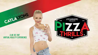 Pizza Thrills Horny Czech Teen Cayla Lyons Fuck VR