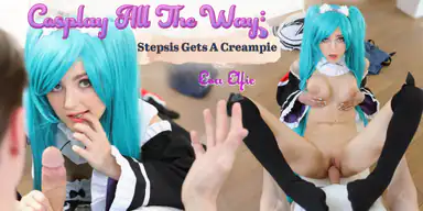 Cosplay All The Way: Stepsis Gets A Creampie