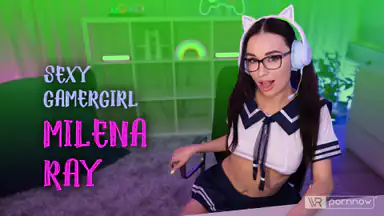 Erotic Gaming Session Starring Milena Ray Passthrought