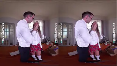 Ddfnetwork VR Blue Angel Spanked and Fucked Hard in VR