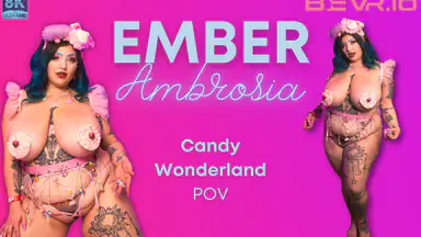 BBW dalle grandi tette Candyland Ember Ambrosia