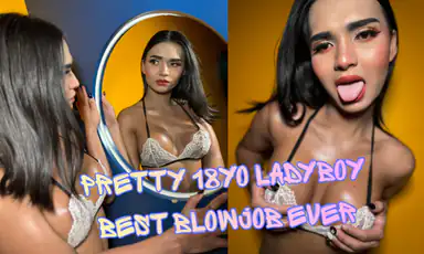 Trans Pretty 18yo Ladyboy Best Blowjob Ever Passthrough