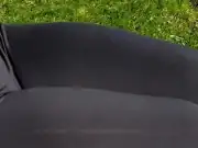 Little home workout in yoga pants
