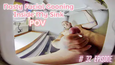 Sega gay in pubblico, cambio di look e facciale schifoso, gooning nel mio lavandino