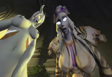 Shemale Taker POV Draenei Ti Scopa sull'Altare Warcraft