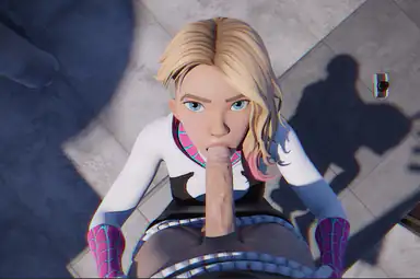 Marvel nella Ragnatela di Gwen, una Parodia Xxx