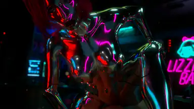 Cyberpunk Signora della Mezzanotte, una Parodia Xxx