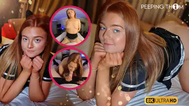 La cheerleader timida fa venire l'allenatore