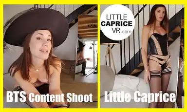 Little Caprice Behind the Scenes
