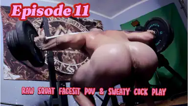 Gay Seduta sulla faccia in POV e gioco sudato a nudo