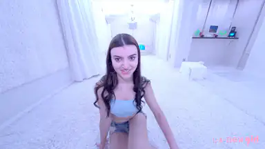 Nuova Teen Brunette Super Bollente Si Spoglia per Te