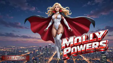 Thick Big Booty Blonde Superhero Molly