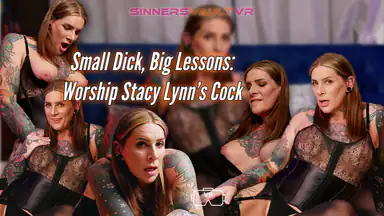 Trans: cazzo piccolo, grandi lezioni, adorazione del cazzo di Stacy Lynn