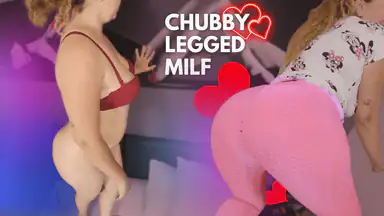 Milf dalle Gambe Paffute Culo Selvaggio