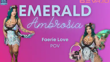 Fantasia con fata dalle grandi tette Emerald Ambrosia